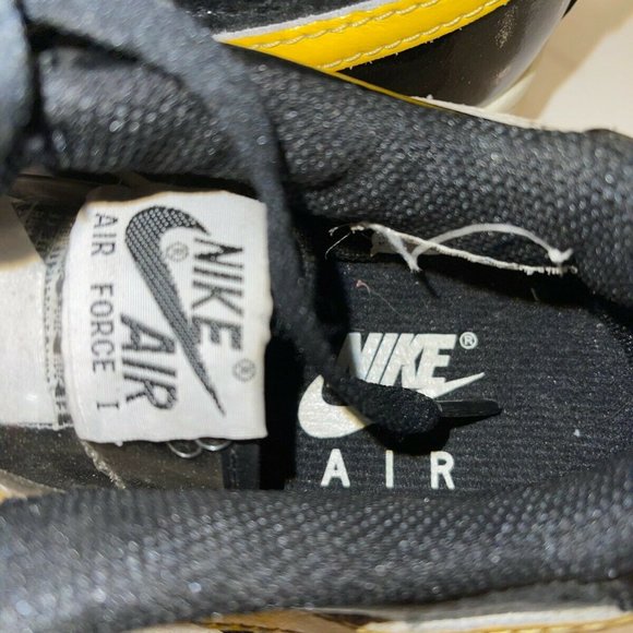 INVISIBLE BLACK/YELLOW NIKE SNEAKERS sz8 JG 5 main image 11